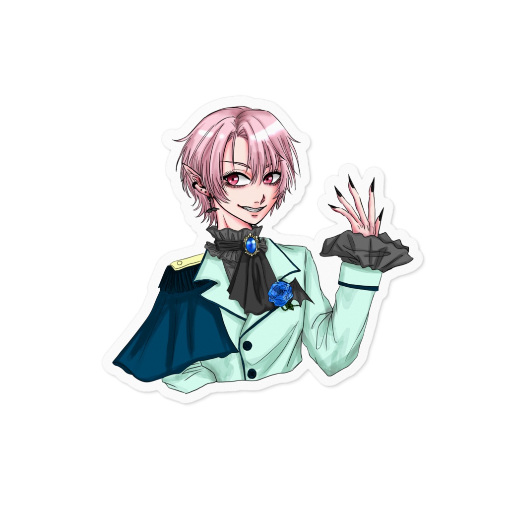 吸血鬼の少年のステッカー