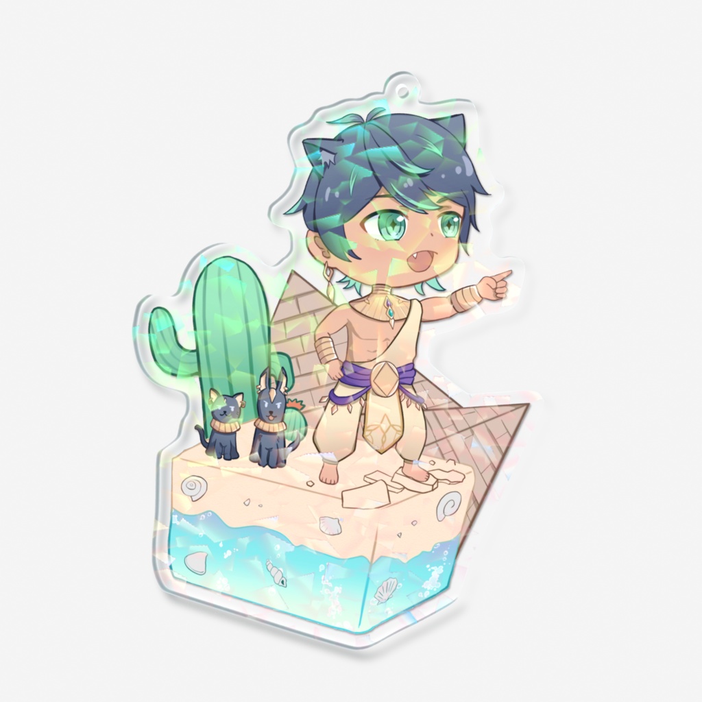 冒険!ミニキャラアクキー(アヌテト)