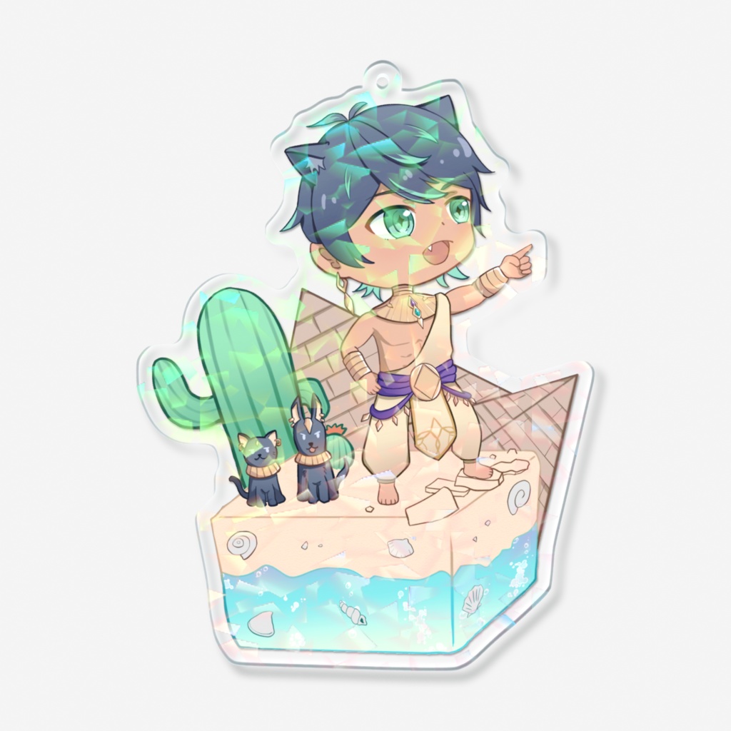 冒険!ミニキャラアクキー(アヌテト)