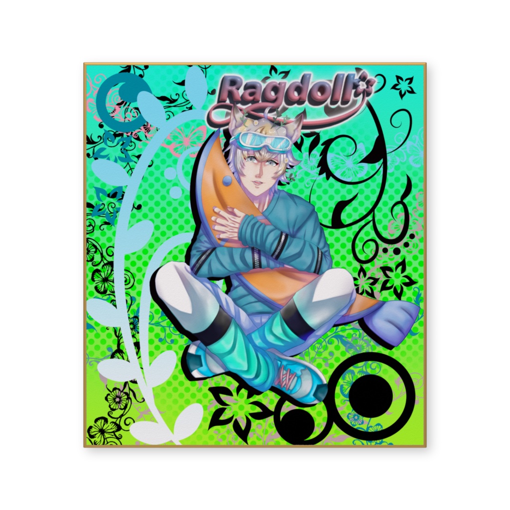 ラグドールY2K風色紙