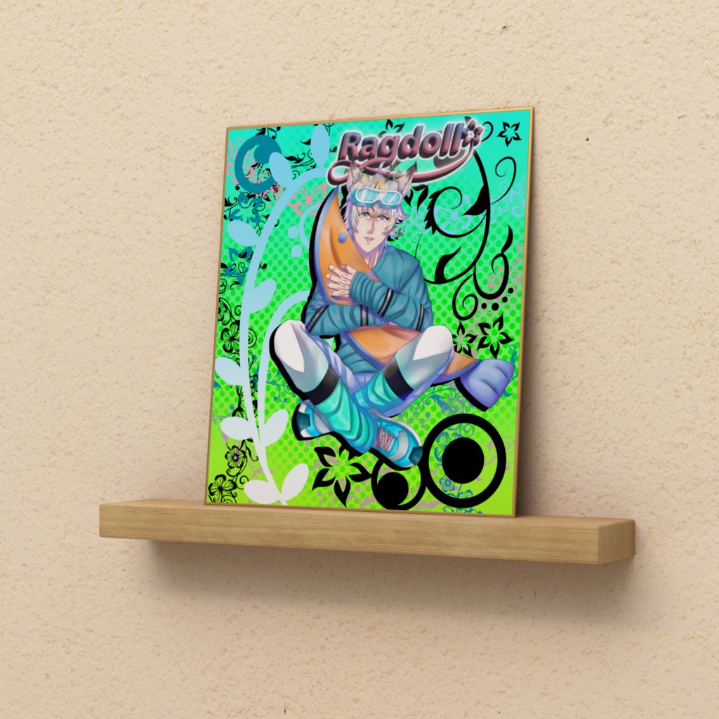 ラグドールY2K風色紙