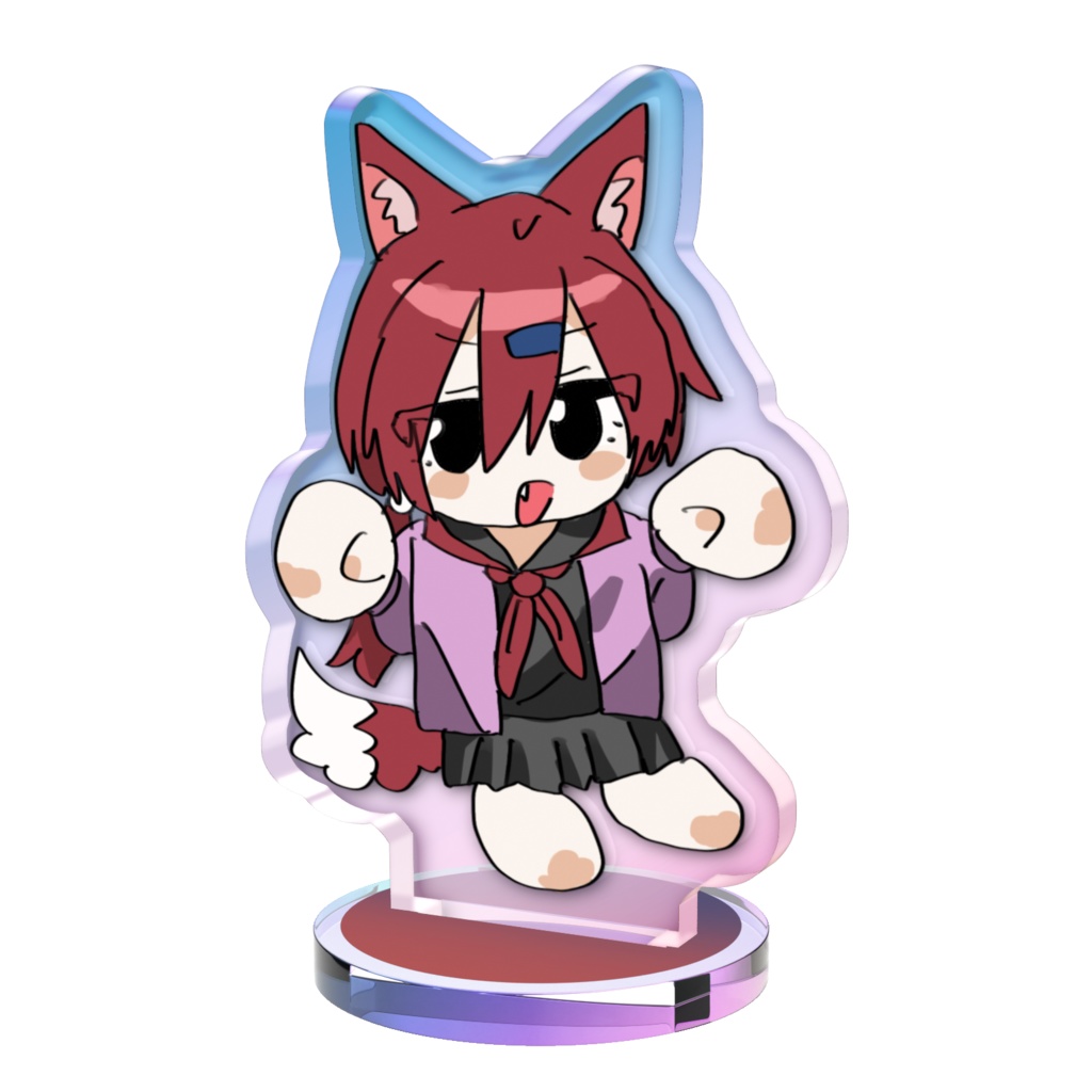 ケモ耳セーラー、オーロラアクスタ