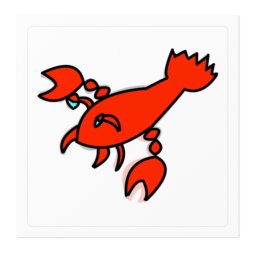 ロブスター ステッカー