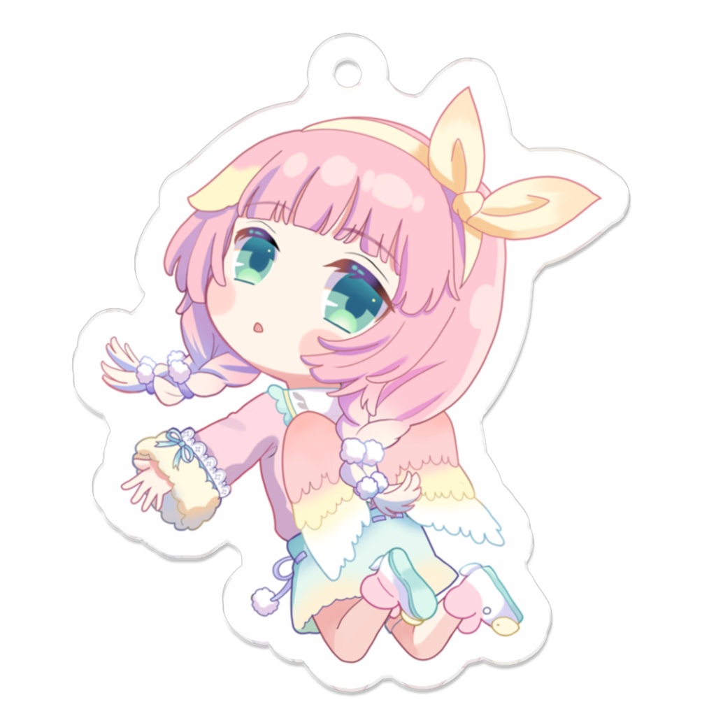 アキクサ・インコ　ミニキャラアクキー