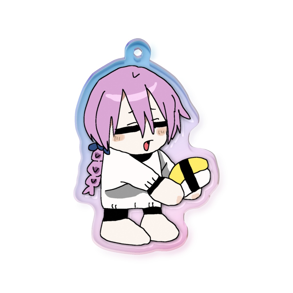 ゆるかわオーロラアクリルキーホルダー