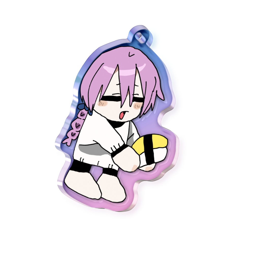 ゆるかわオーロラアクリルキーホルダー