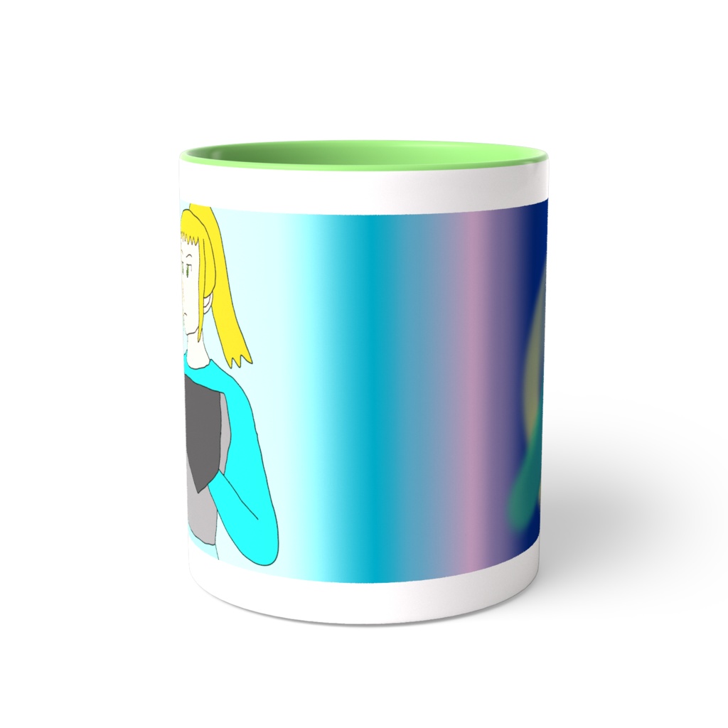 ツートンカラーマグカップ、戦士