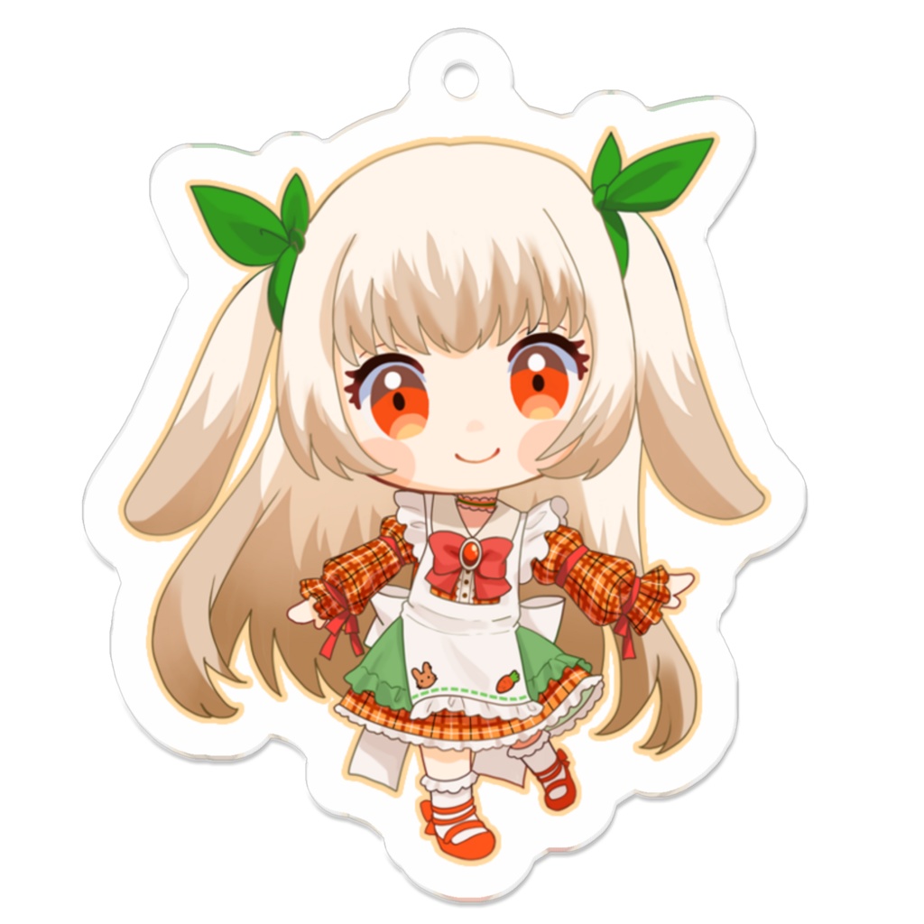 ロップイヤー　ミニキャラアクキー