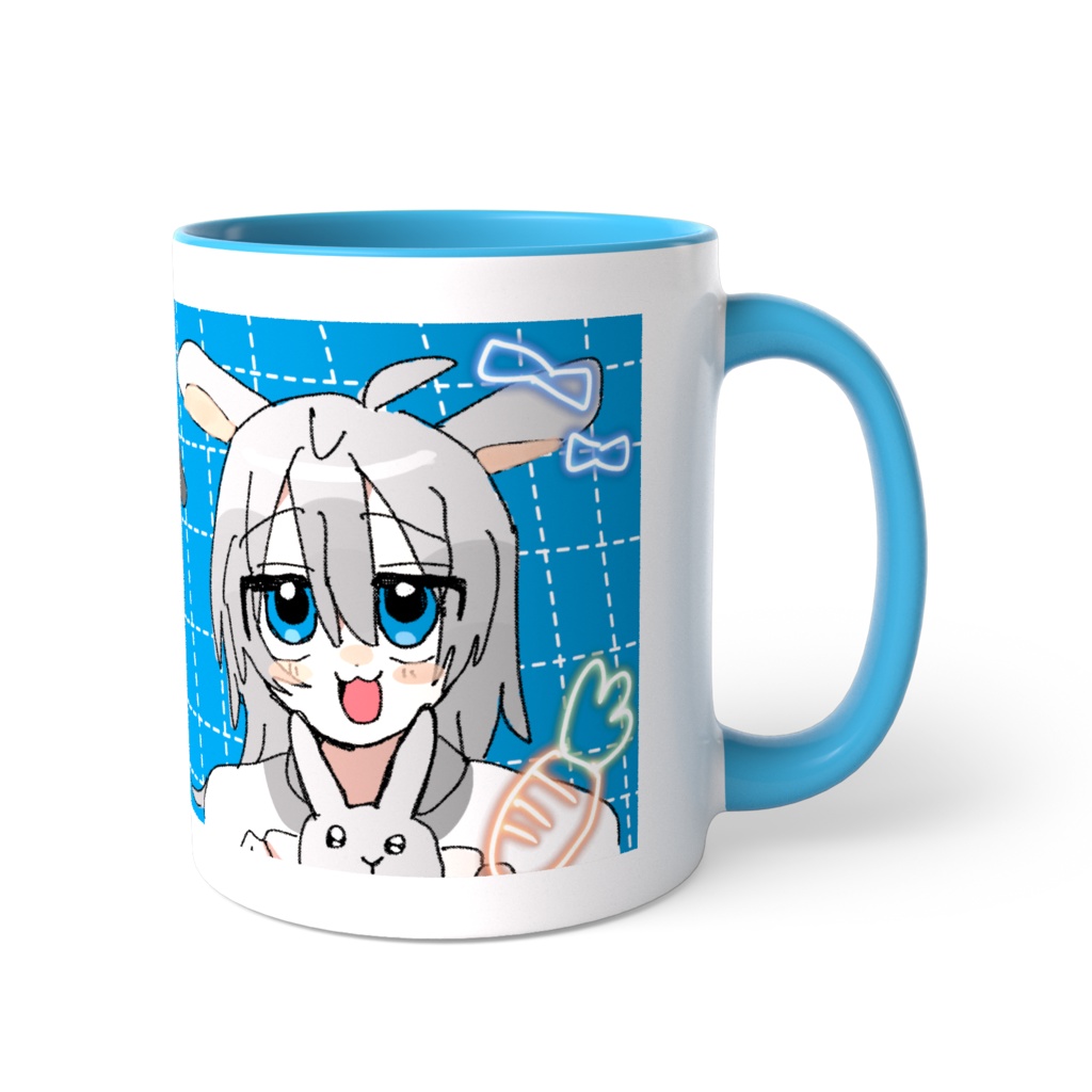 うさ耳ズツートンカラーマグカップ