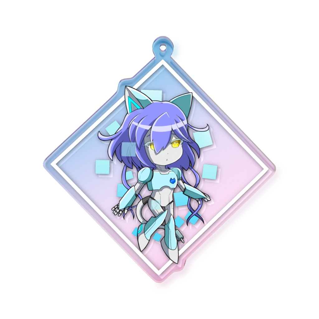 ロップのオーロラアクリルキーホルダー