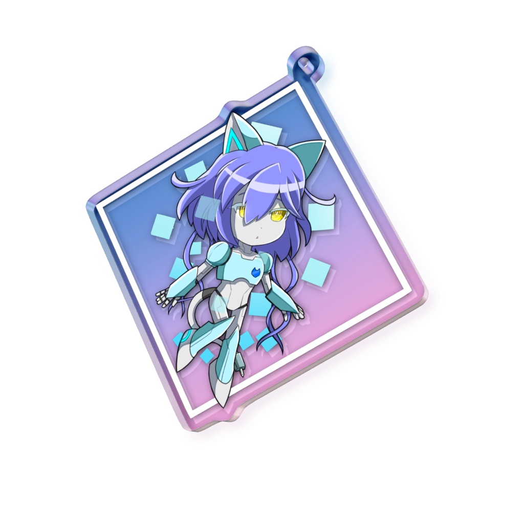 ロップのオーロラアクリルキーホルダー