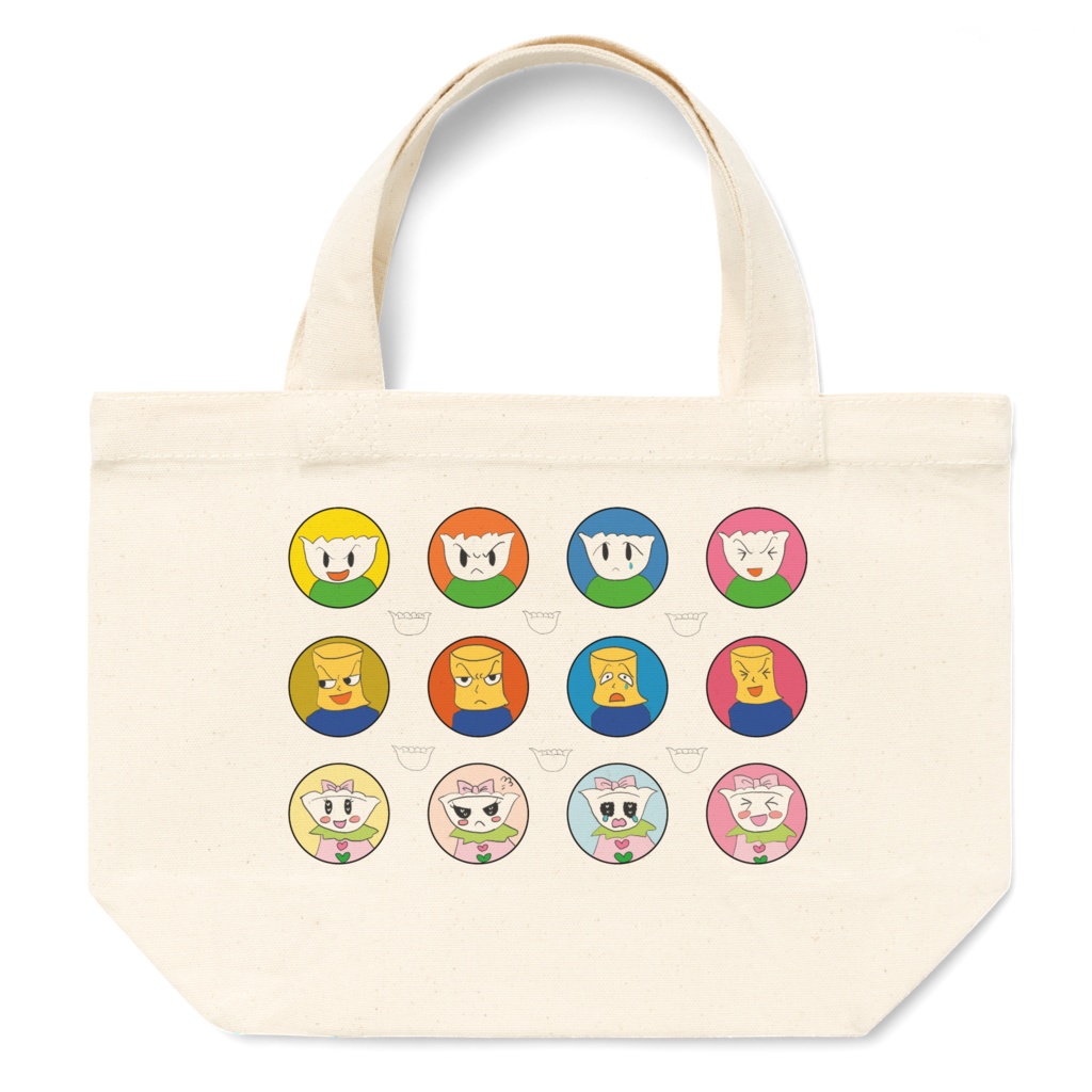 きどあいらくイラストトートバッグ