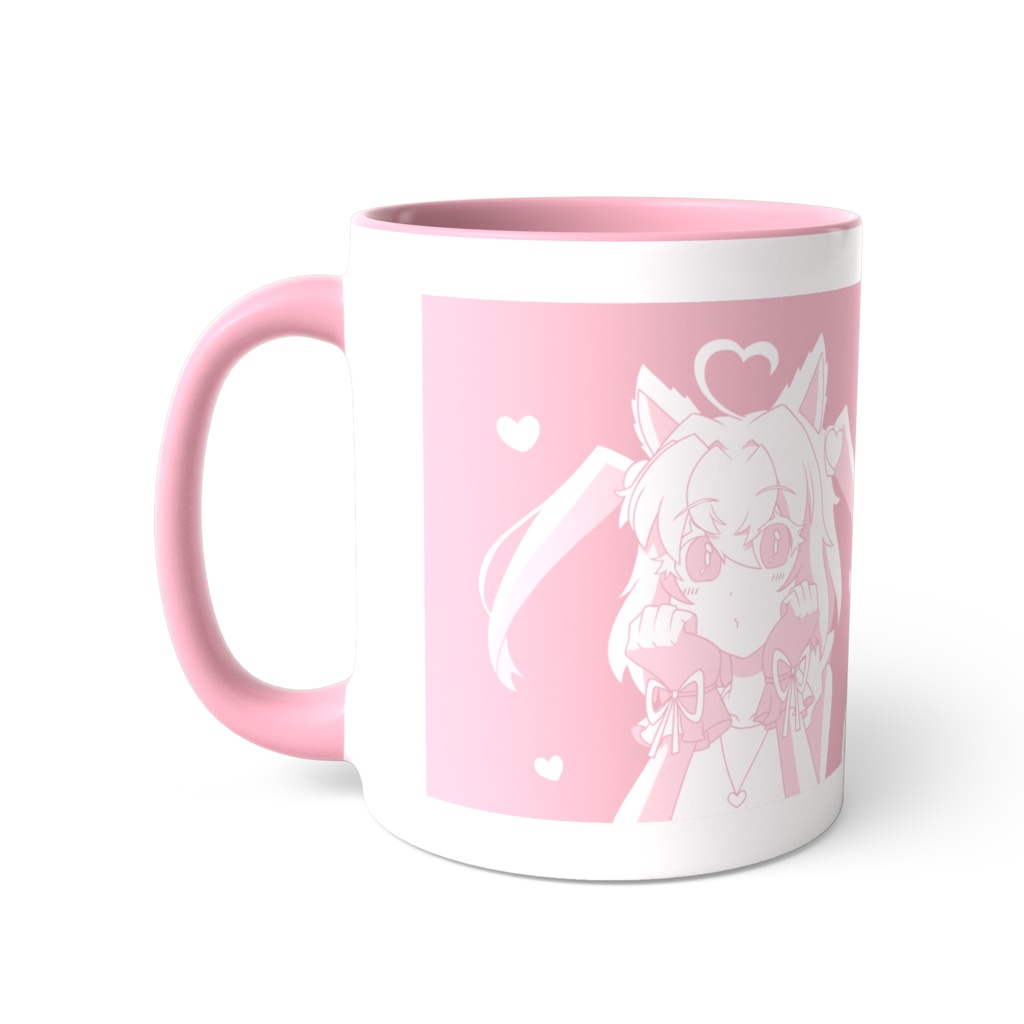 ラブニャンのツートンカラーマグカップ