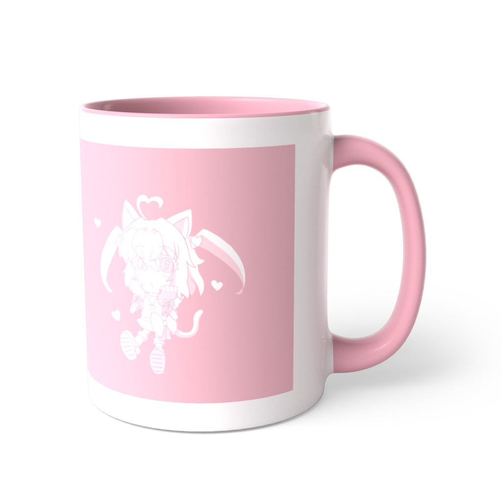 ラブニャンのツートンカラーマグカップ