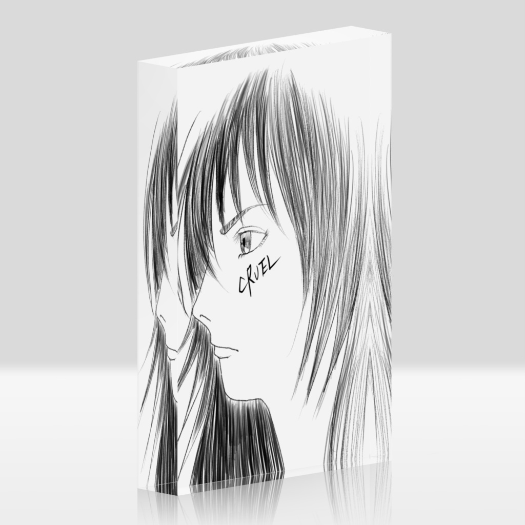 CRUEL アクリルブロック