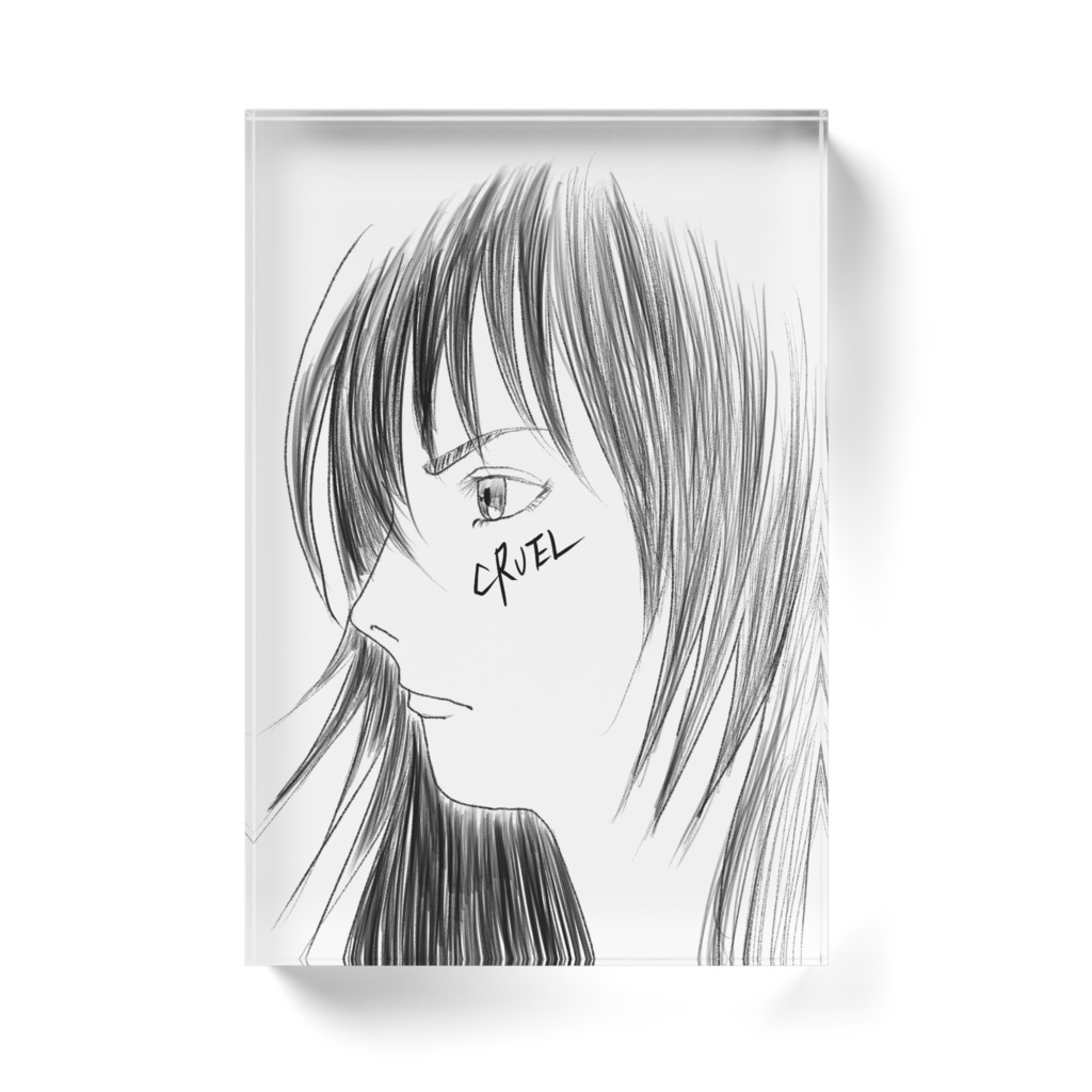 CRUEL アクリルブロック