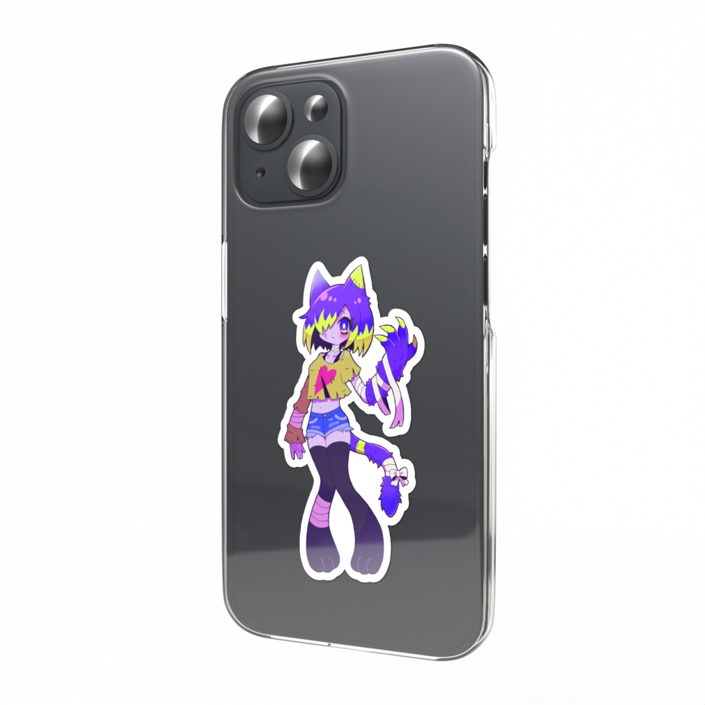 ケモゾンビ女のコのスマホステッカー