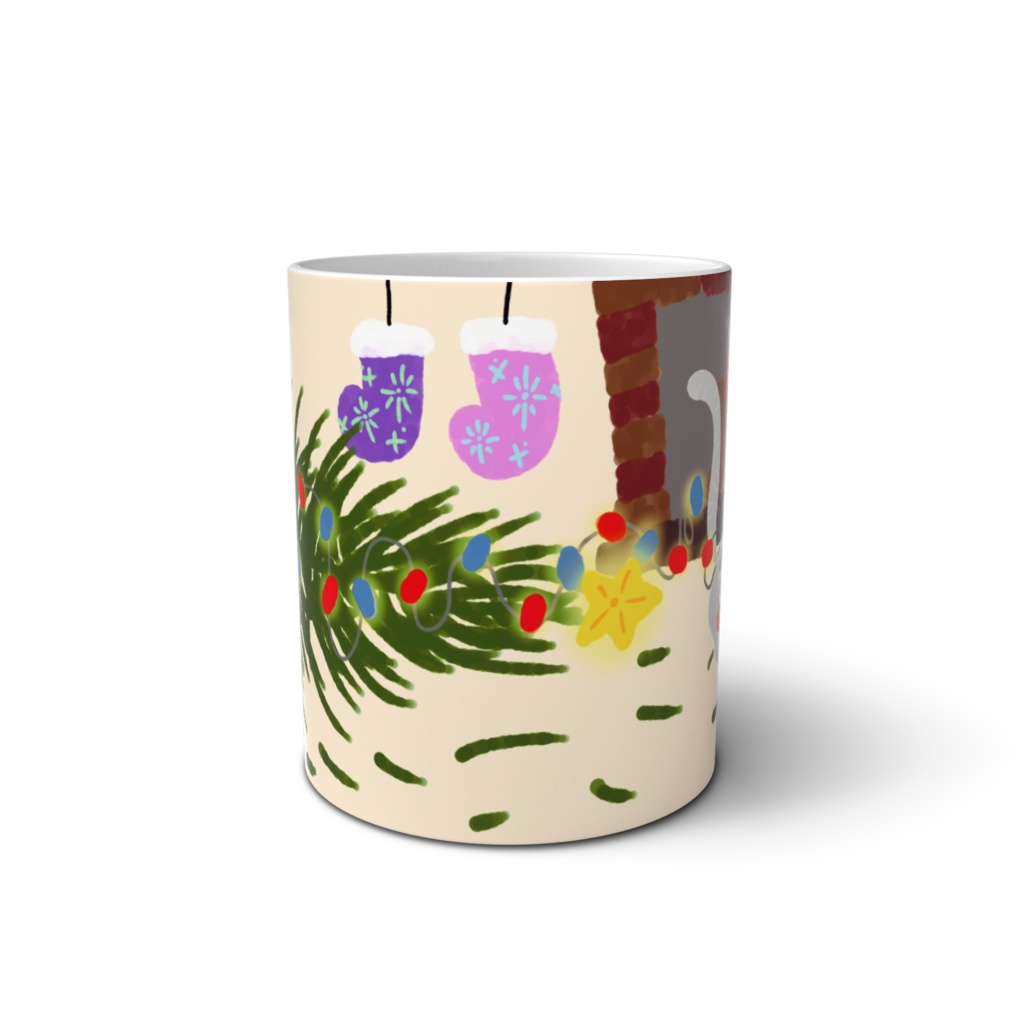 ツリーとやんちゃ猫