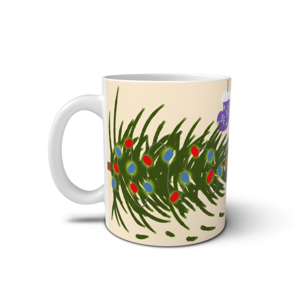 ツリーとやんちゃ猫