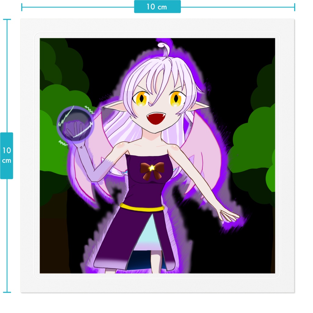 悪魔シオン デスボールステッカー