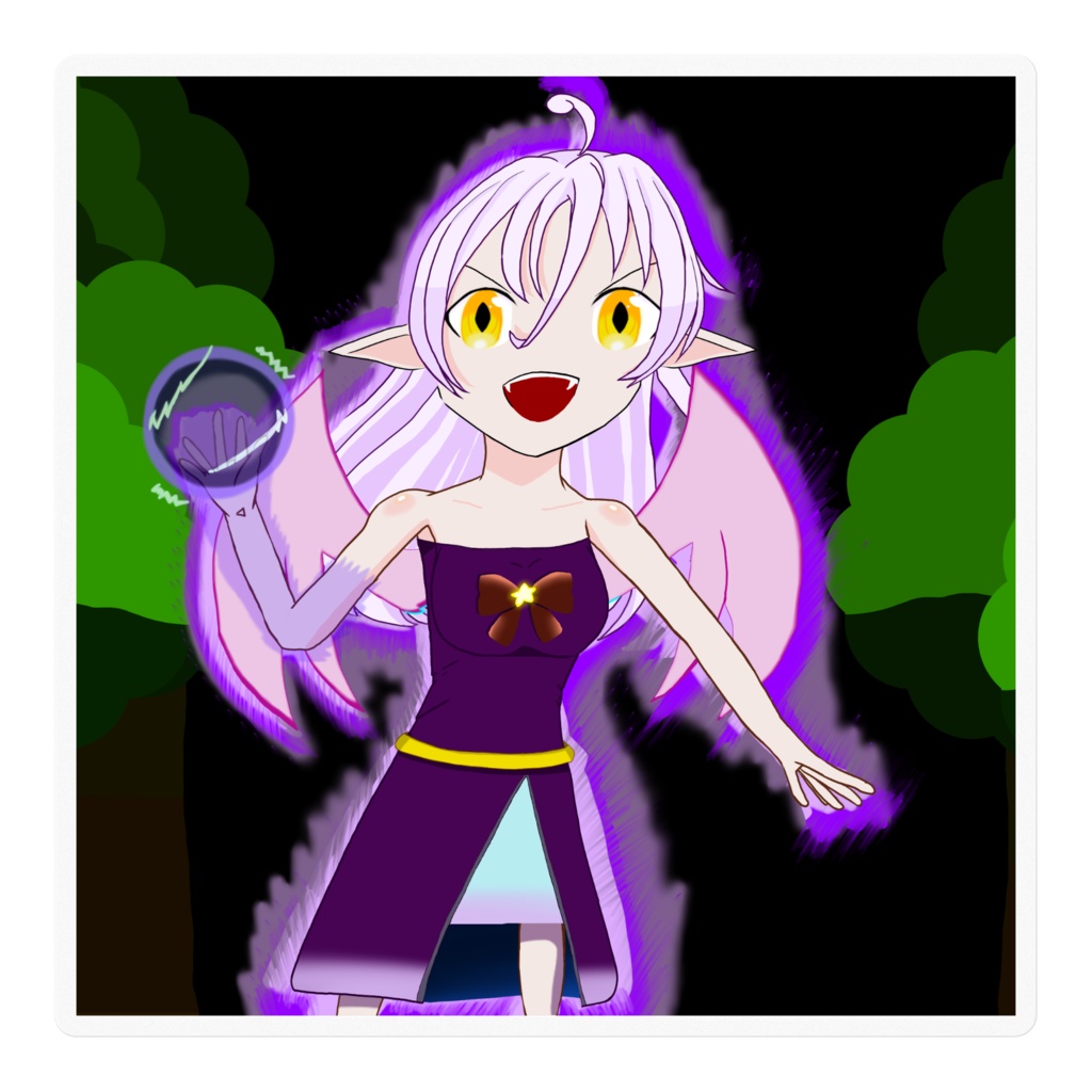 悪魔シオン デスボールステッカー