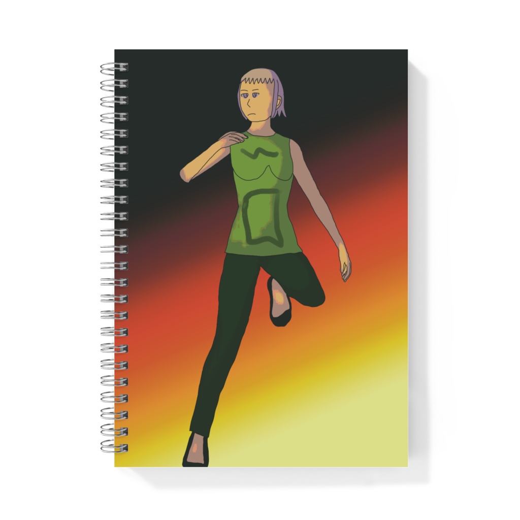 リングノート、女武闘家