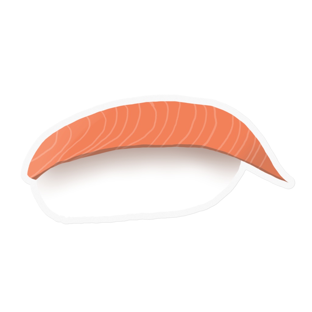 サーモンステッカー