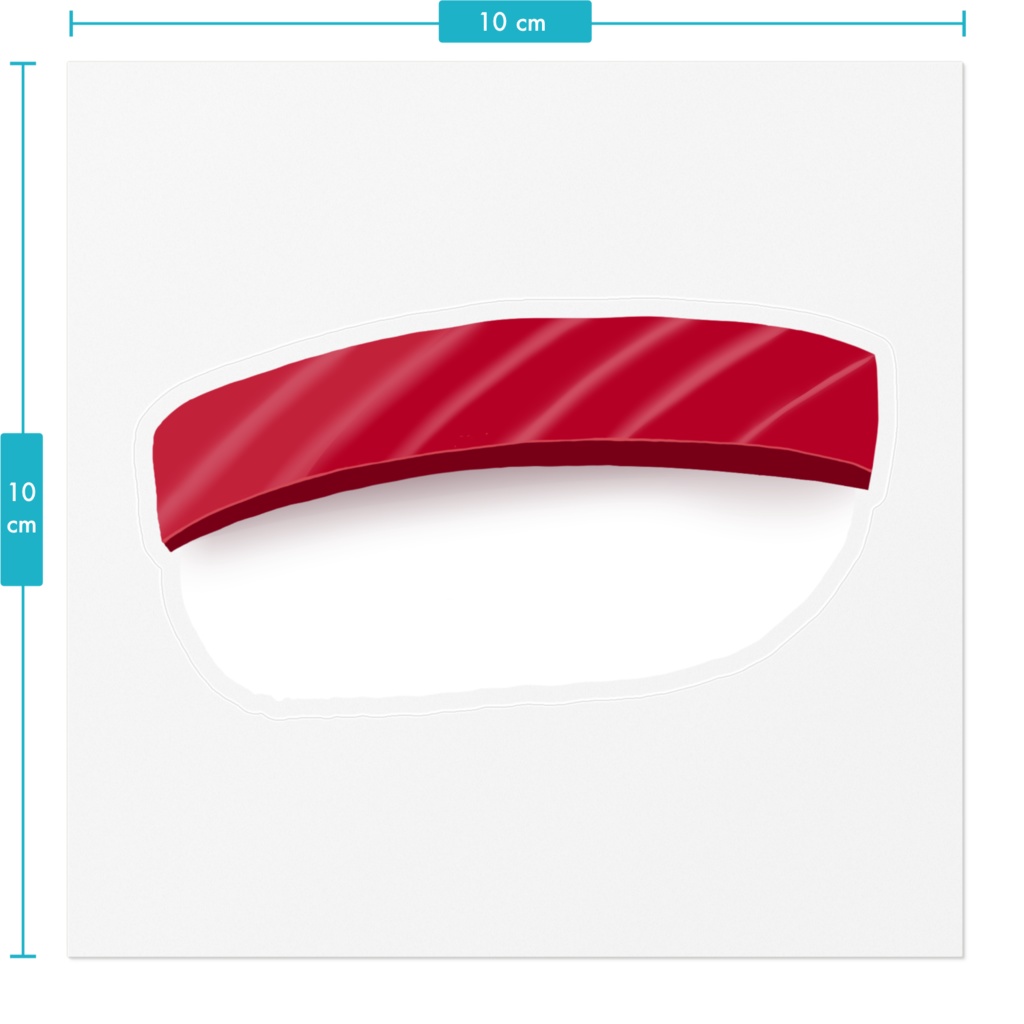 まぐろステッカー