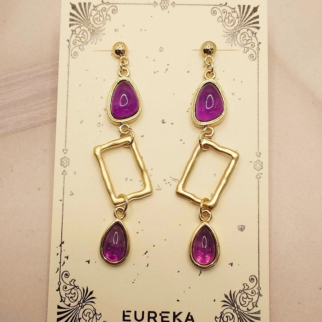 Purple art/ピアス