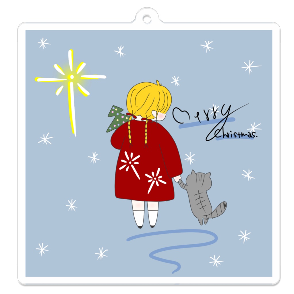 猫と少女のクリスマス