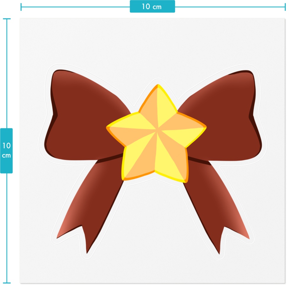 悪魔シオンのリボンステッカー