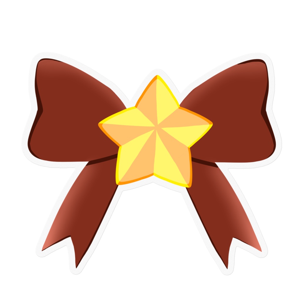 悪魔シオンのリボンステッカー