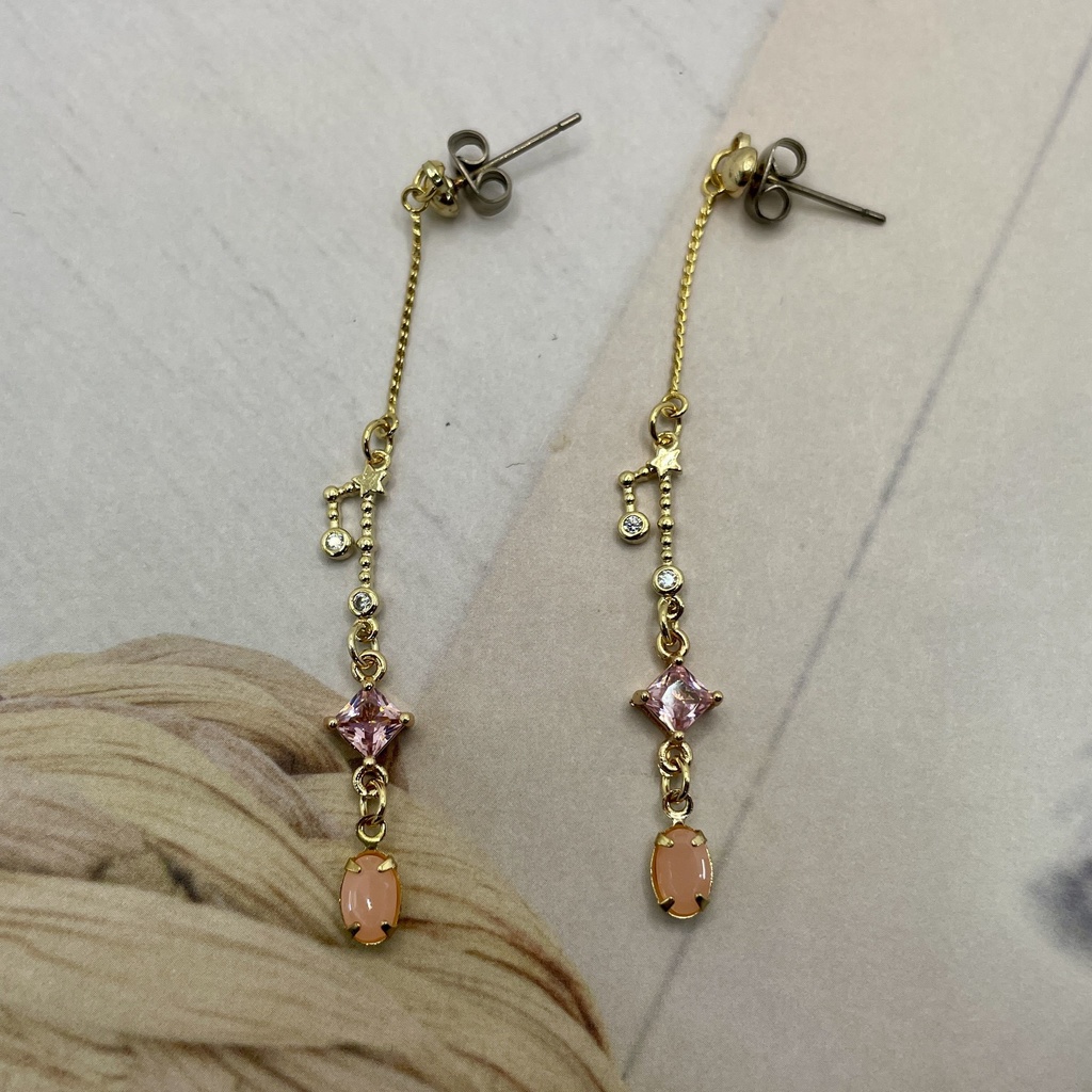 桃色の星/ピアス