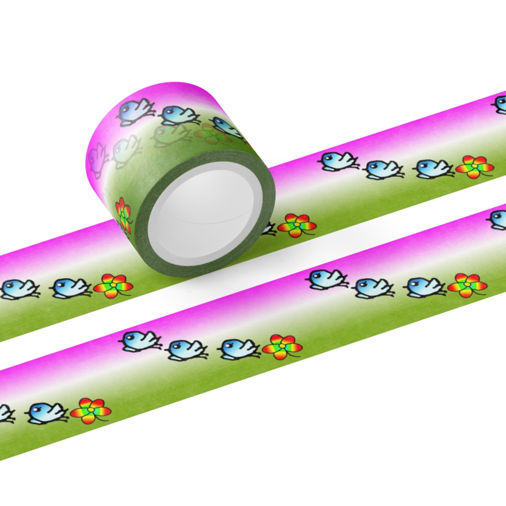 小鳥マスキングテープ