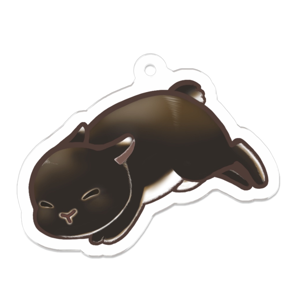 すやすや黒うさぎさん