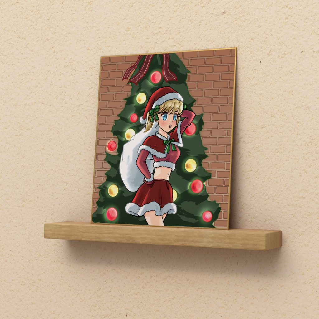 メリークリスマス！(色紙)