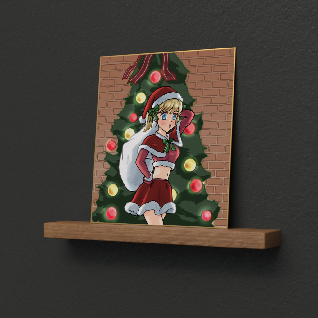 メリークリスマス!(色紙)