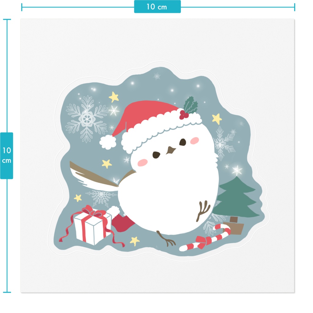 シマエナガのサンタさん