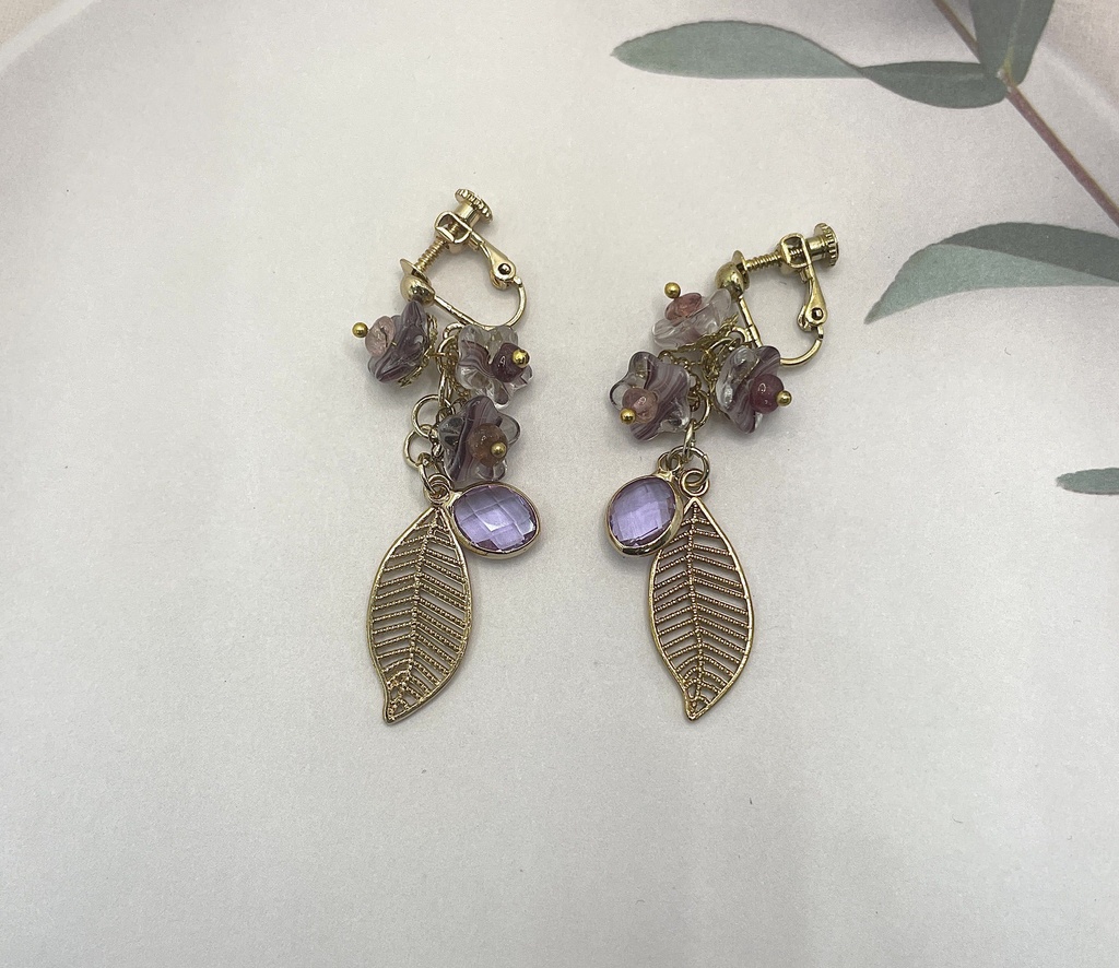 花の名をたずねて イヤリング