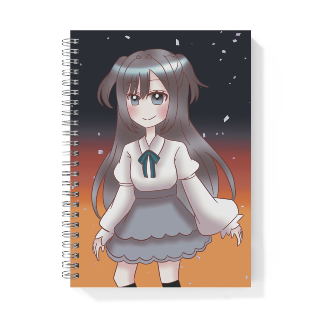 ツーサイドアップ女子(リングノート)