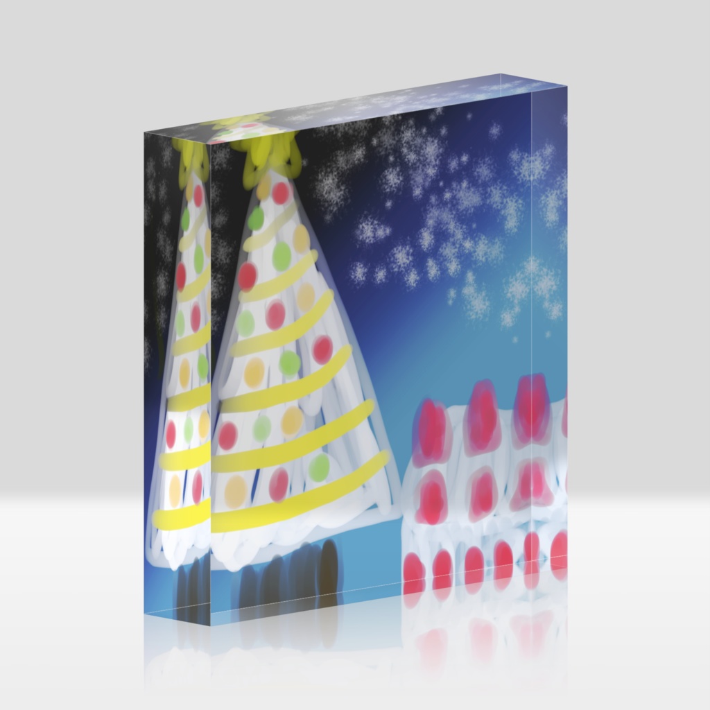 アクリルブロック、クリスマス