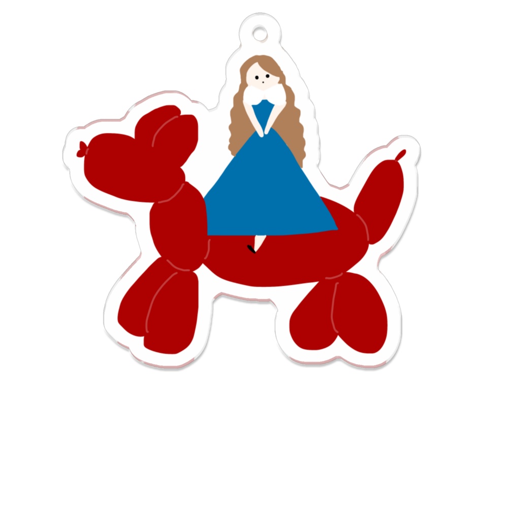 バルーン馬に乗って