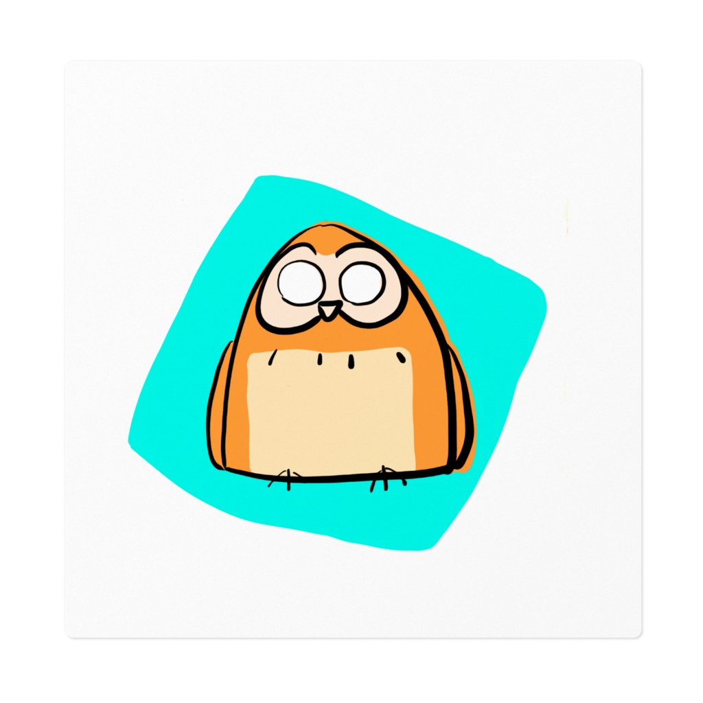 フクロウ０３白目