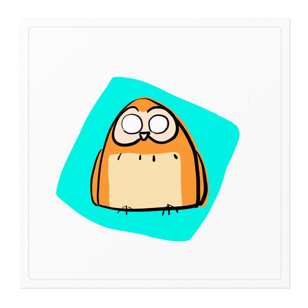 フクロウ03白目