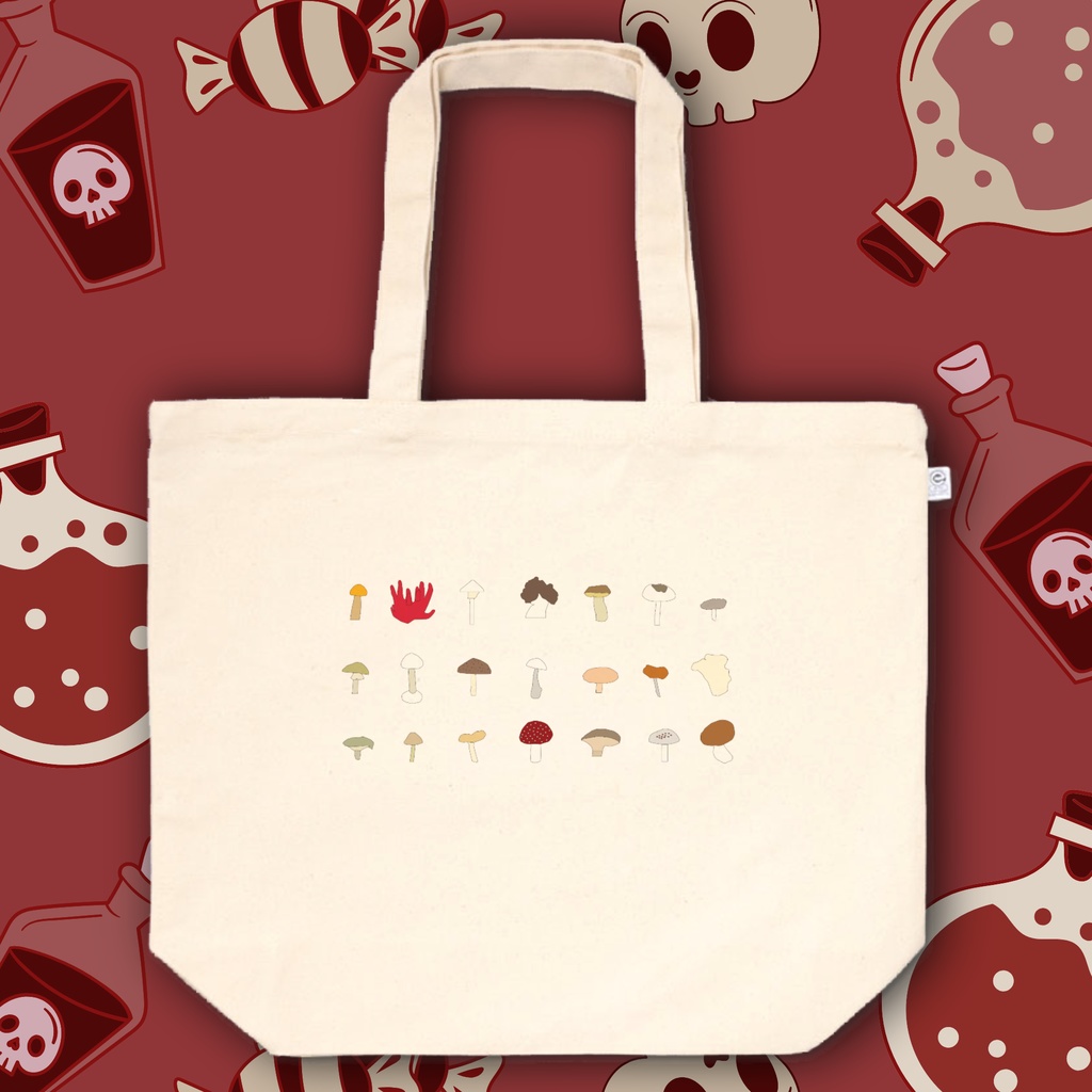 毒キノコトートバッグ