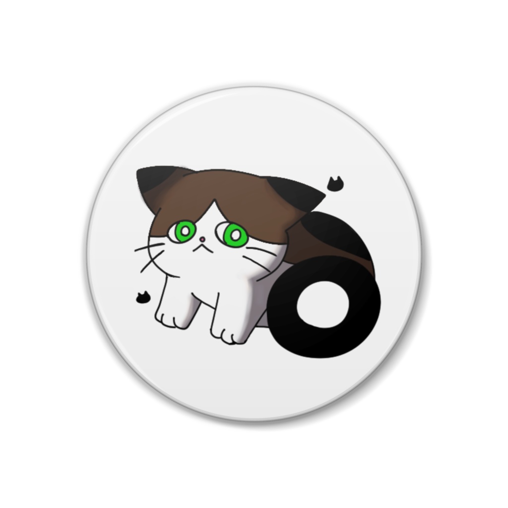 カンバッジ KURUMAISU-NEKO