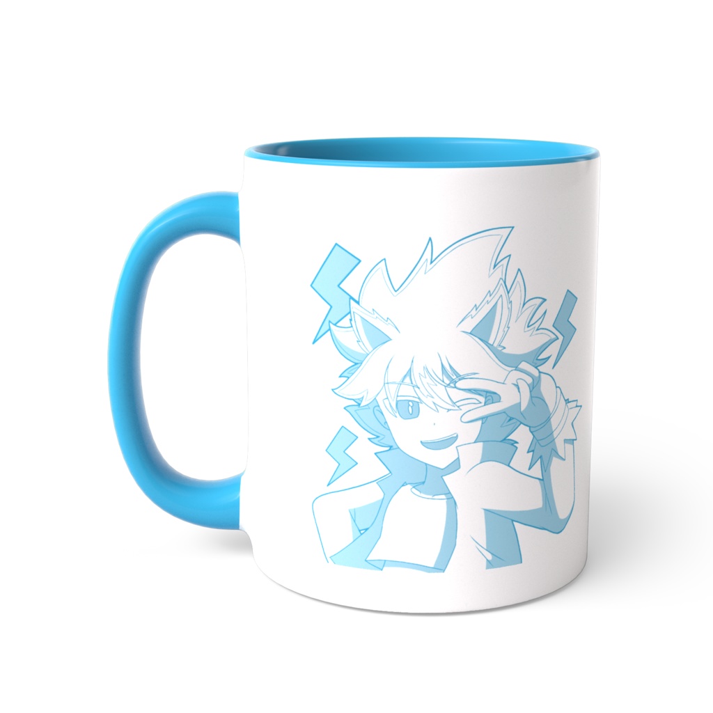 スパークのツートンカラーマグカップ