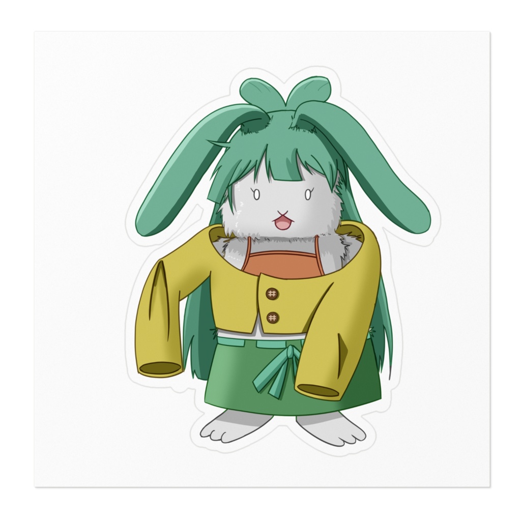 五日市ProjectRさんのうさぎのステッカー