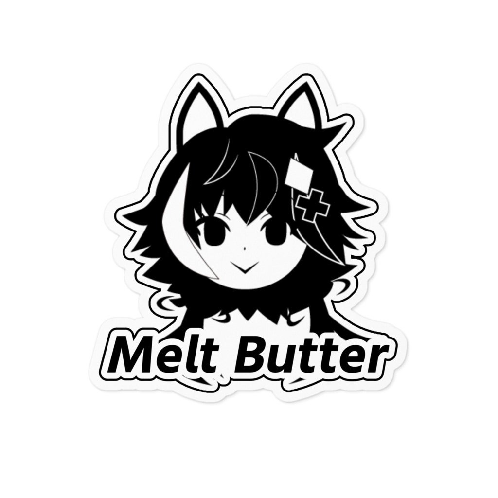 DAC神奈川キャラクターズY2K風ステッカー(メルトバター)