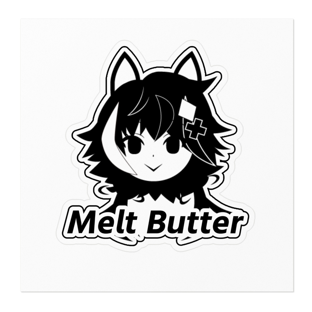 DAC神奈川キャラクターズY2K風ステッカー(メルトバター)